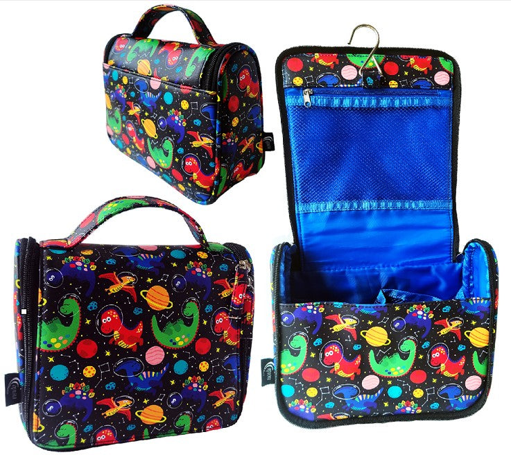 TOILET BAG KIDS SPACE DINO HANG UP CADDY Mondo Limited