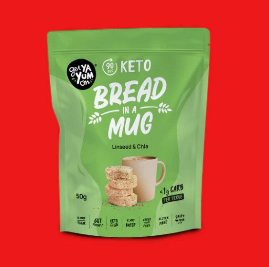 GYYO - KETO BREAD IN A MUG - LINSEED CHIA 50G