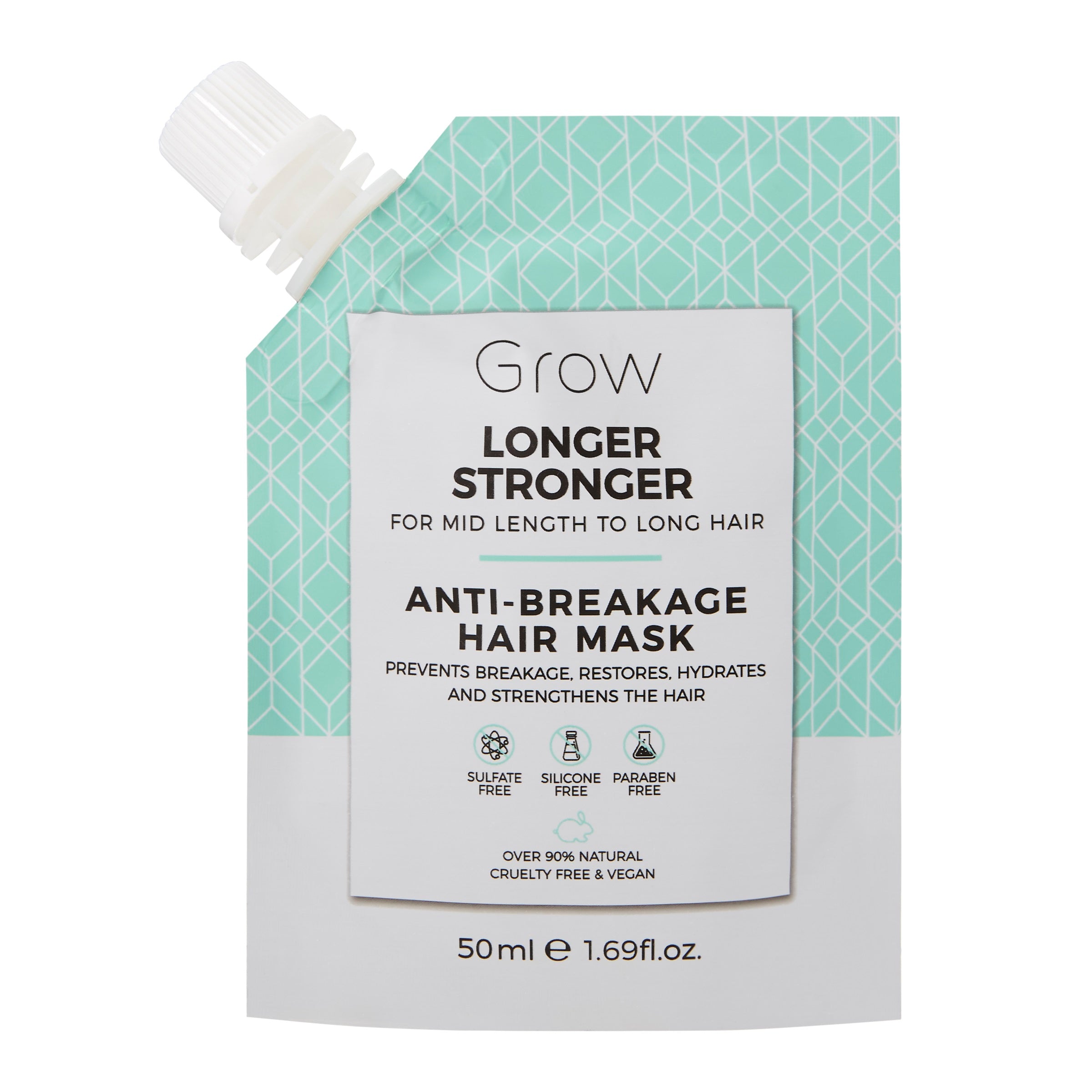 GROW LONGER STRONGER ANTI BREAKAGE HAIR MASK 50ML
