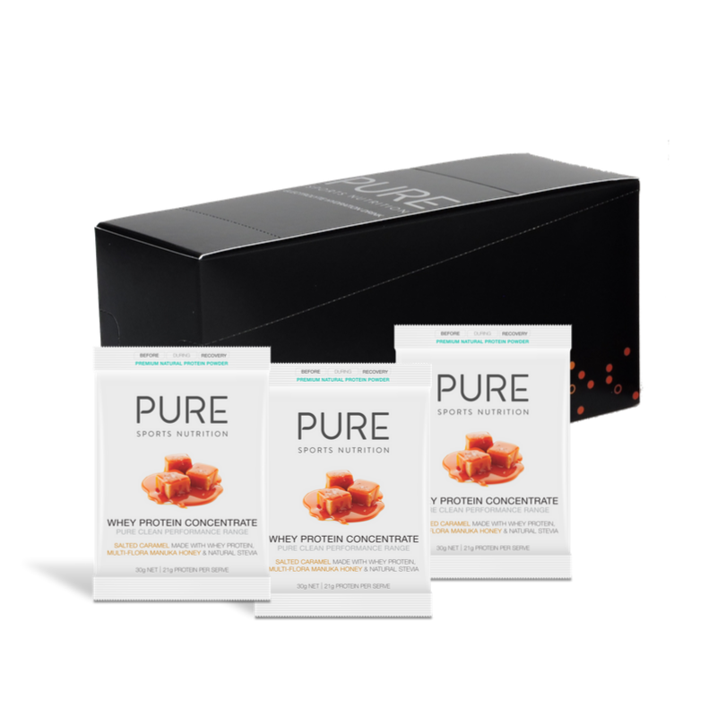 PURE WHEY PROTEIN - 30GM - SALTED CARAMEL - BOX OF 25