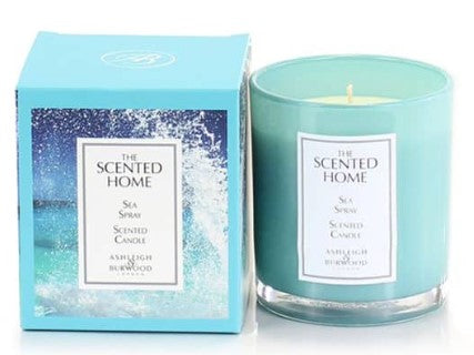 BOXED GLASS CANDLE 225G SEA SPRAY - SCENTED HOME