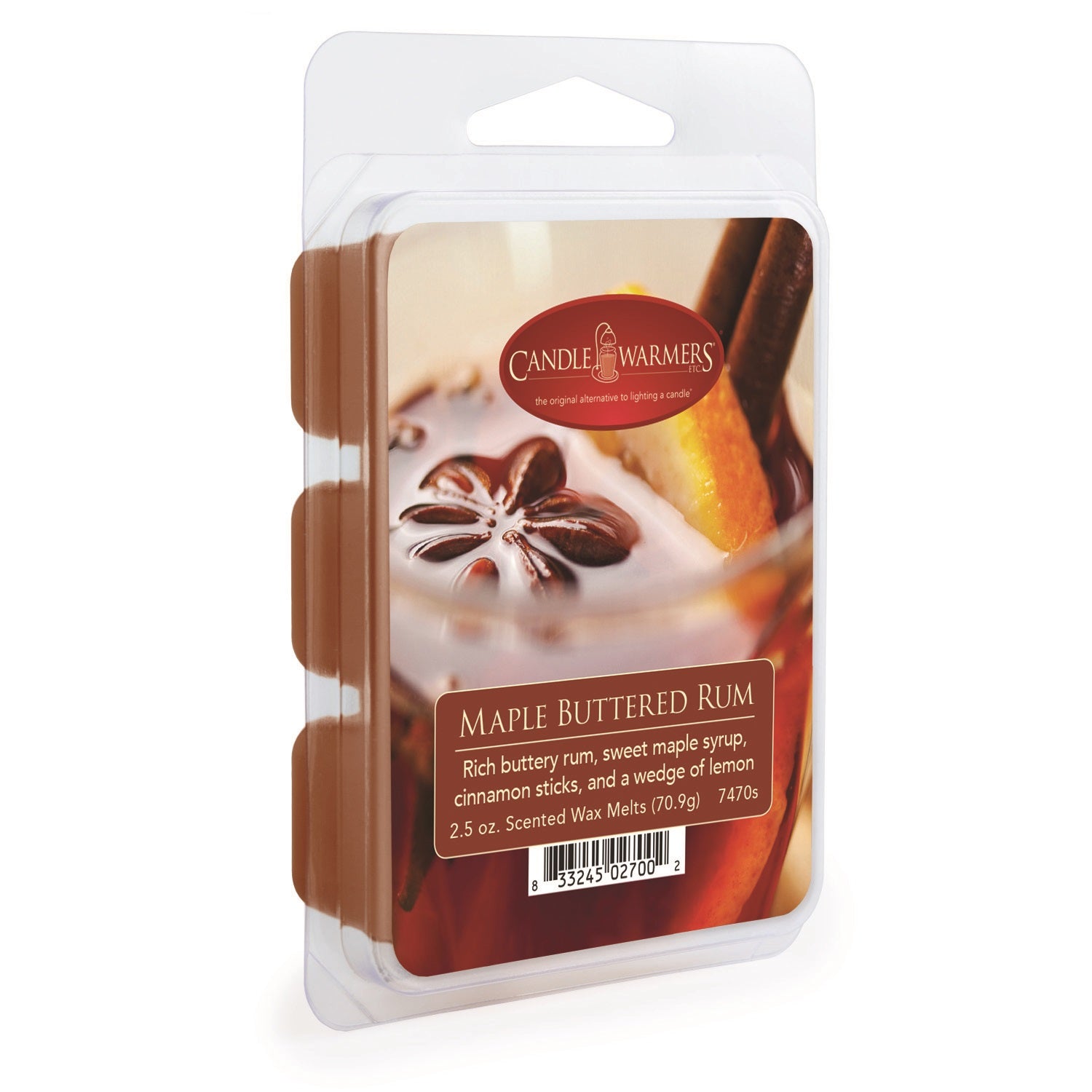 CLASSICS 2.5oz WAX MELTS MAPLE BUTTERED RUM