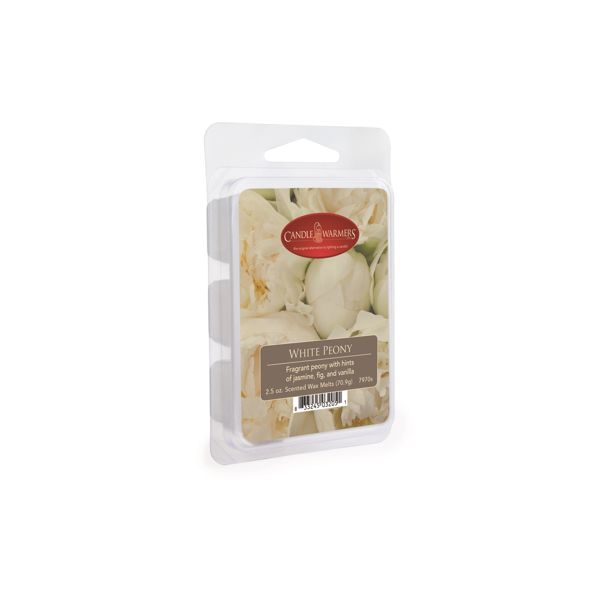 CLASSICS 2.5oz WAX MELTS WHITE PEONY