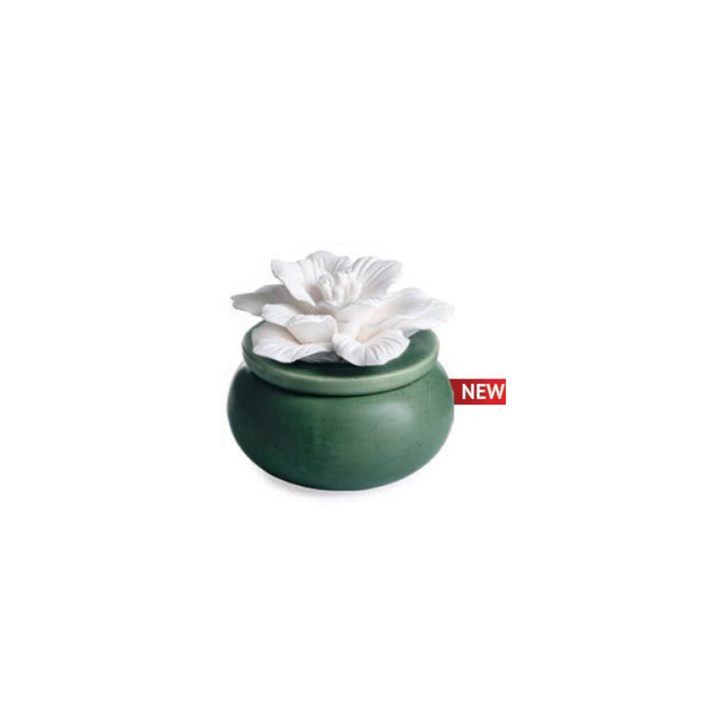 PORCELAIN ESSENTIAL OIL DIFFUSER BLOOM + EUCALYPTUS OIL