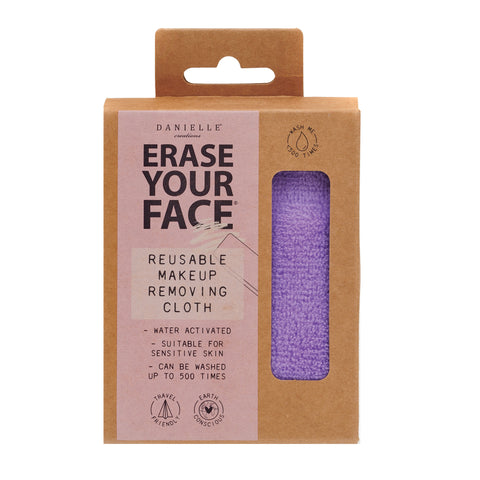 Erase Your Face Bright Purple