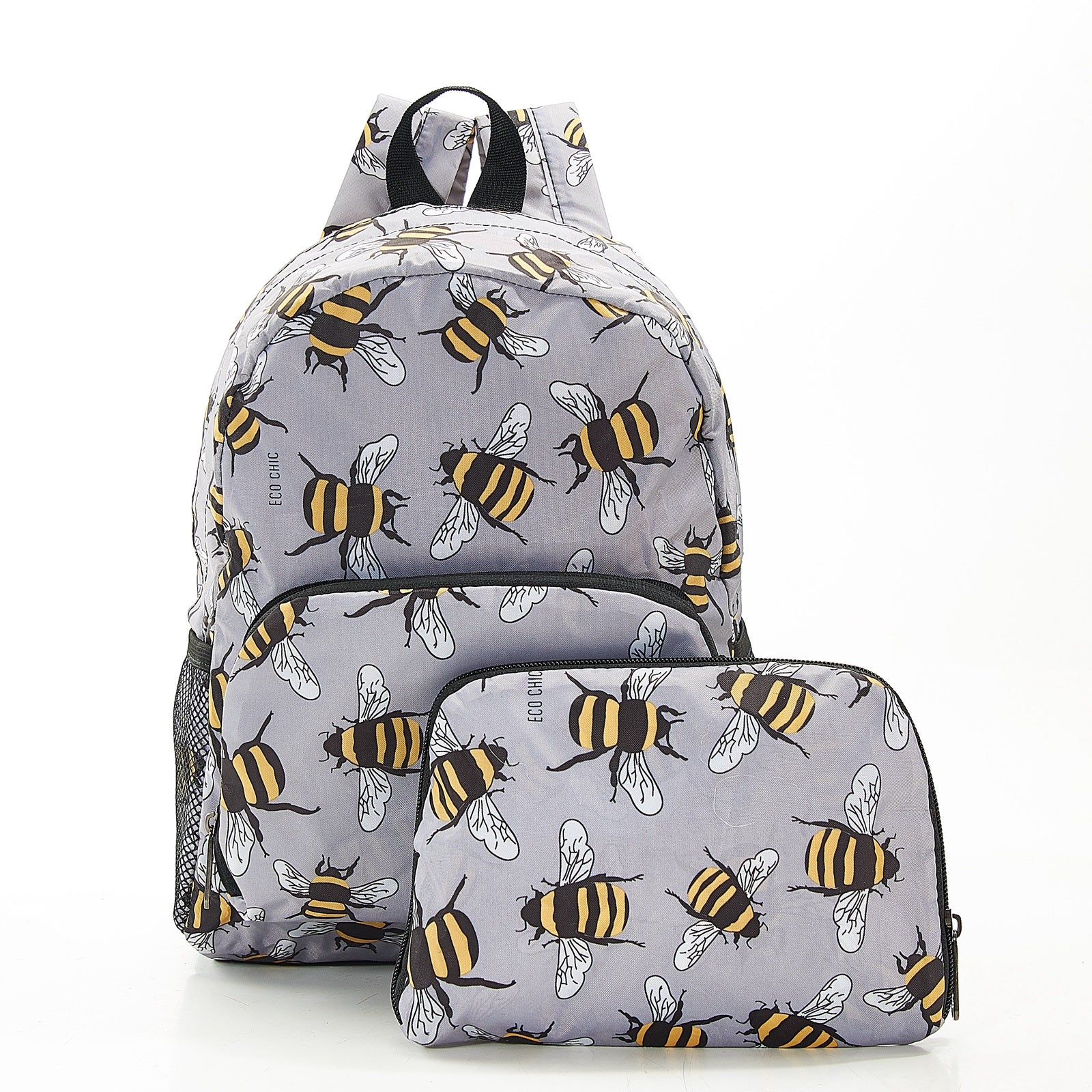 MINI BACKPACK GREY BEES Mondo Limited