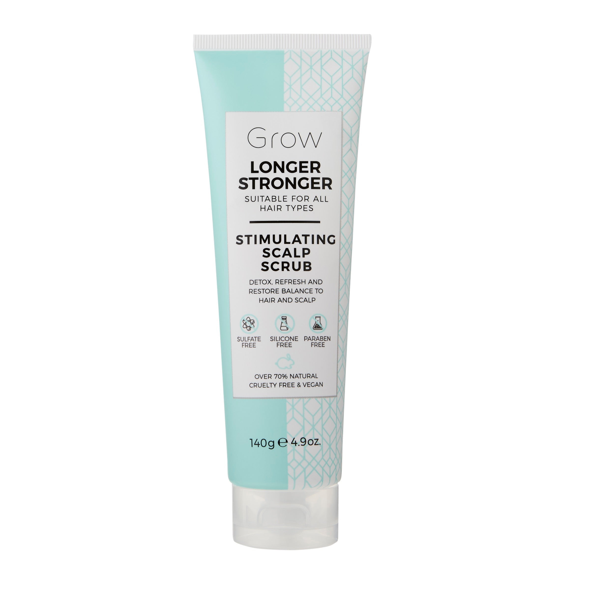 GROW LONGER STRONGER STIMULATING SCALP SCRUB 140G