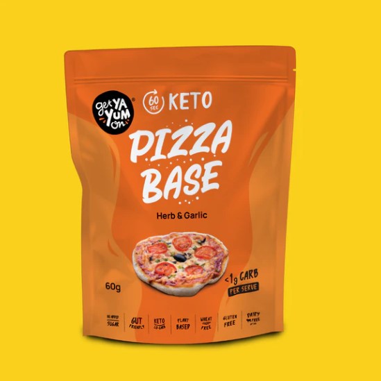 GYYO - KETO PIZZA BASE - HERB & GARLIC 60G
