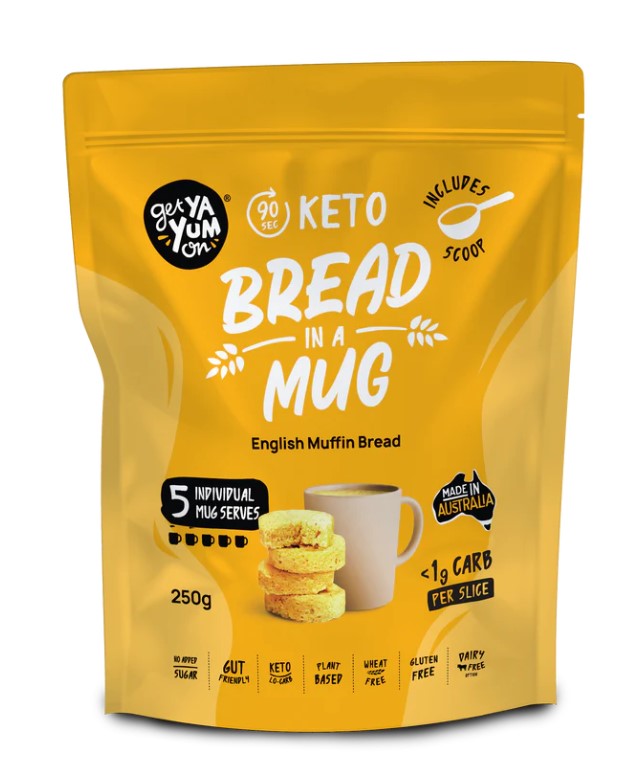 GYYO - KETO BREAD IN A MUG - VALUE PACK (5) - ENGLISH MUFFIN