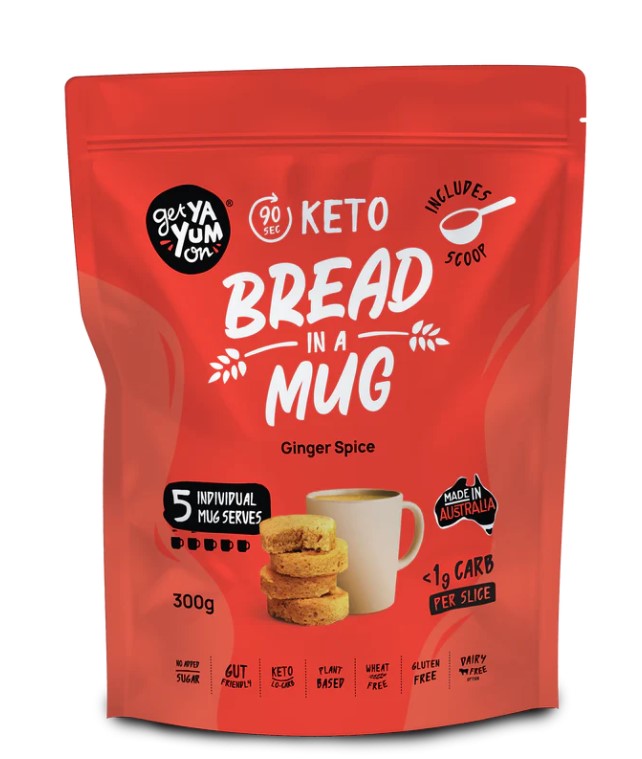 GYYO - KETO BREAD IN A MUG - VALUE PACK (5) - GINGER SPICE