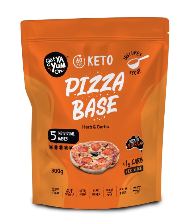 GYYO - KETO PIZZA BASE - VALUE PACK (5) - HERB & GARLIC 300G