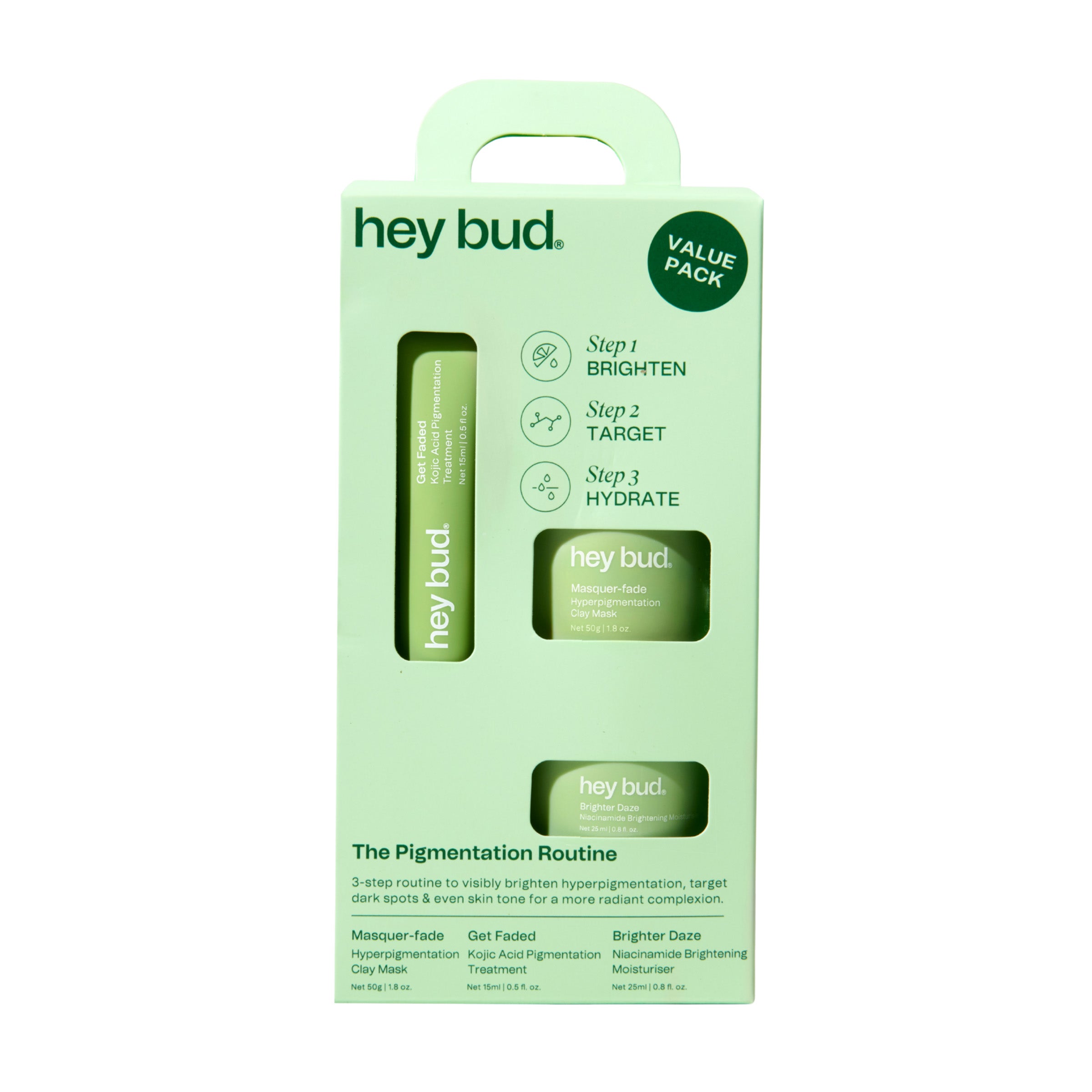 HEY BUD - STARTER KIT PIGMENTATION 3PC MINIS