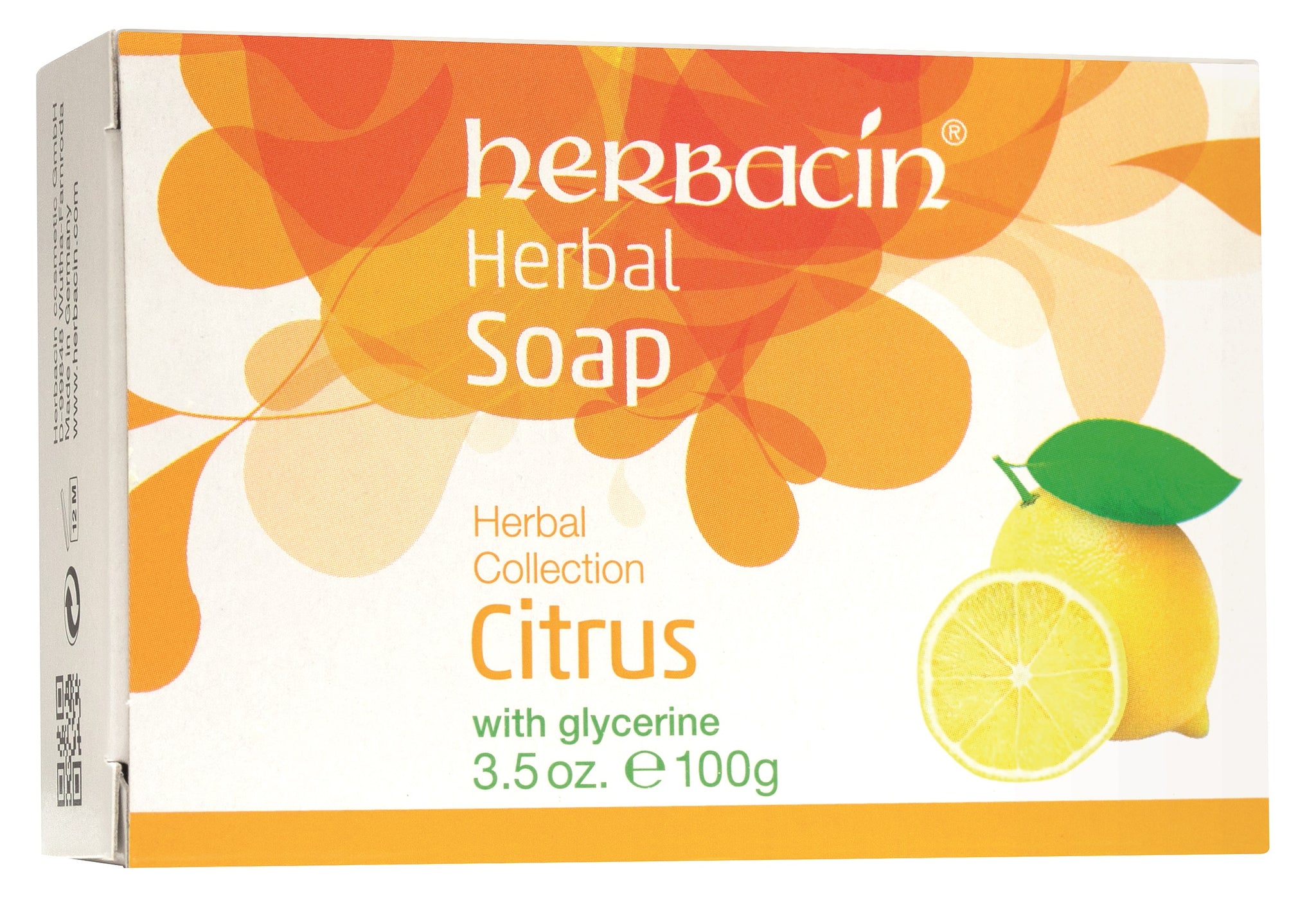 HERBACIN HERBAL SOAP, CITRUS 100G