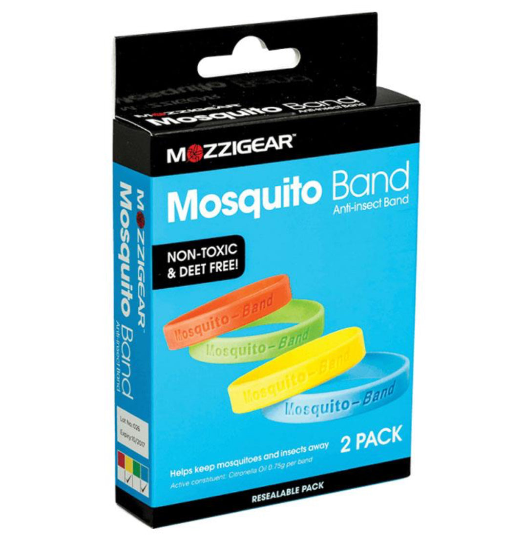 Mosquito Anti-Insect Band 2 Pack Plain Adult Size