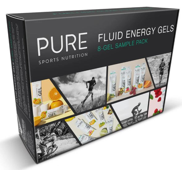 PURE FLUID ENERGY GEL 50G - SAMPLE PACK (8 GELS)