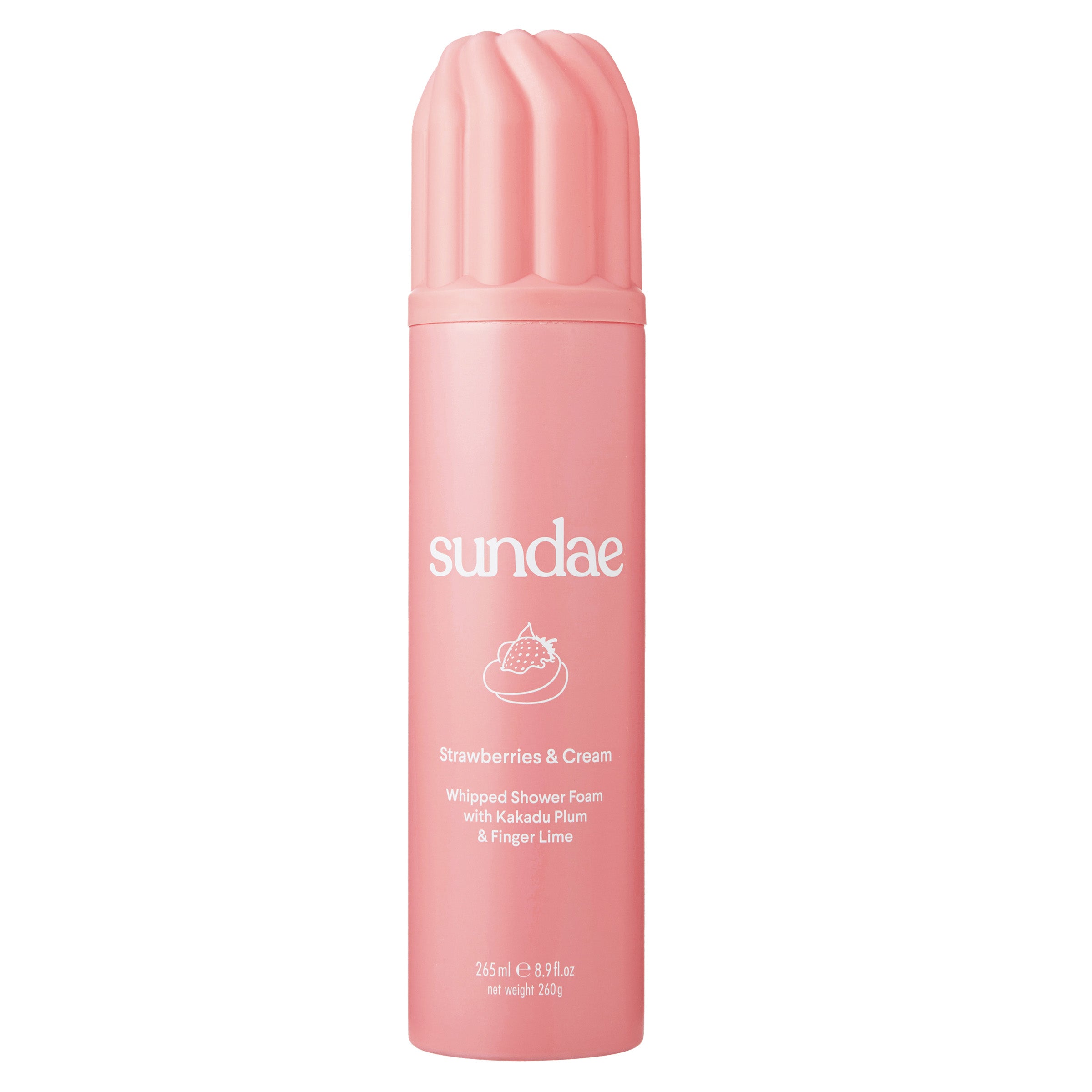 SUNDAE - STRAWBERRIES & CREAM WHIPPED SHOWER FOAM