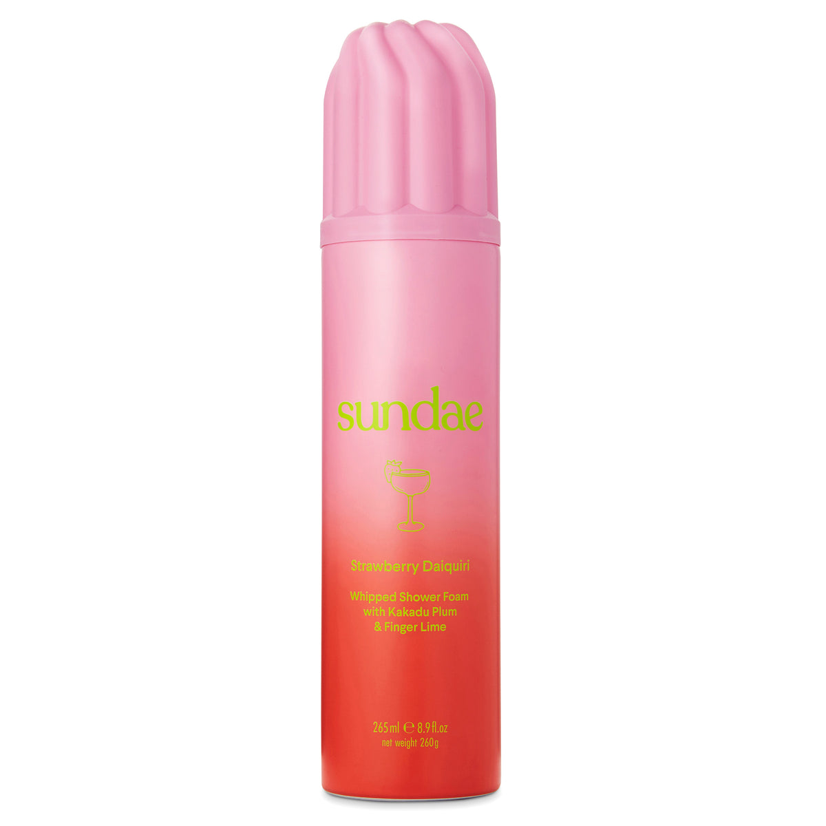 SUNDAE - COCKTAIL STRAWBERRY DAIQUIRI WHIPPED SHOWER FOAM | Mondo Limited