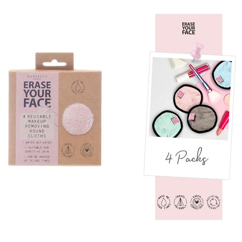 Erase Your Face Pastel Circular Pads 4x Pack