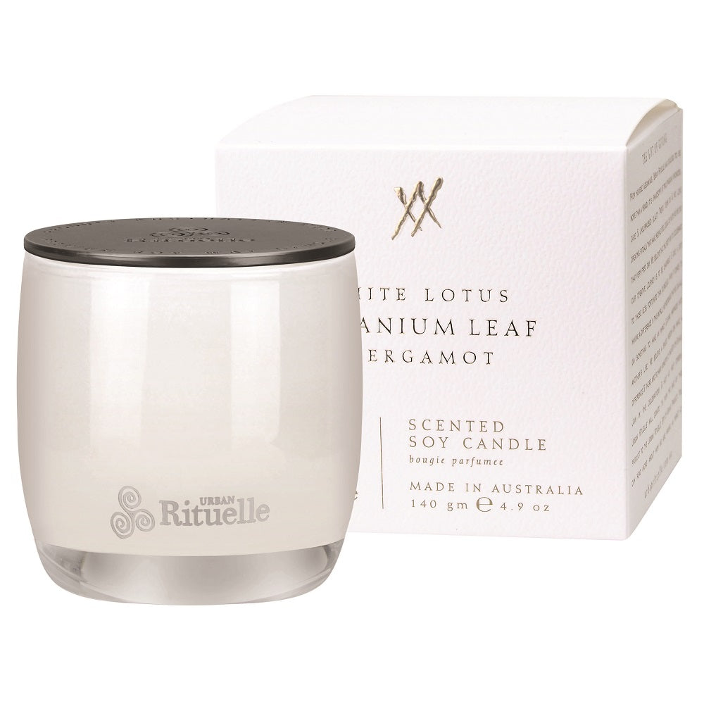 ALCHEMY WHITE - SOY WAX CANDLE 140GM