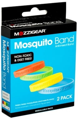 Mosquito Anti-Insect Band 2 Pack Plain Adult Size